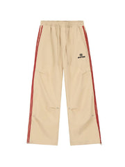 Men's Cargo Pants with Pleated Button Detail