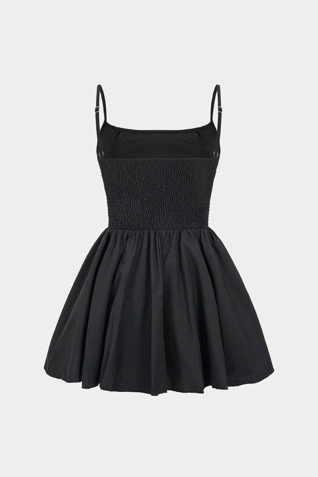 Smocked Sleeveless Slip Mini Dress