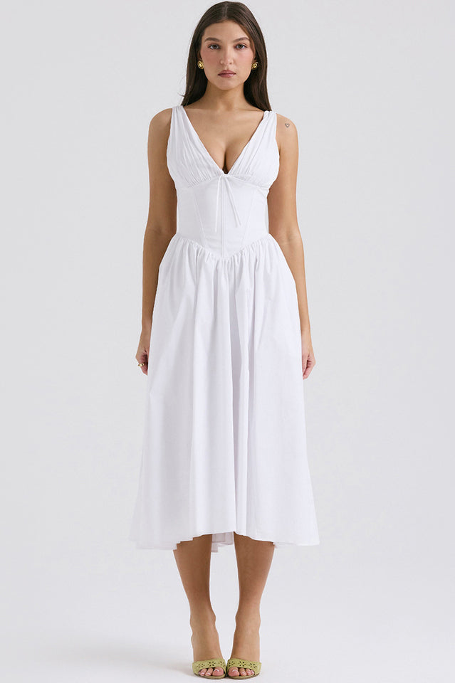 Emmelina Cotton Belted Sundress