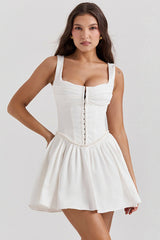 Cupid Pleated Mini Dress