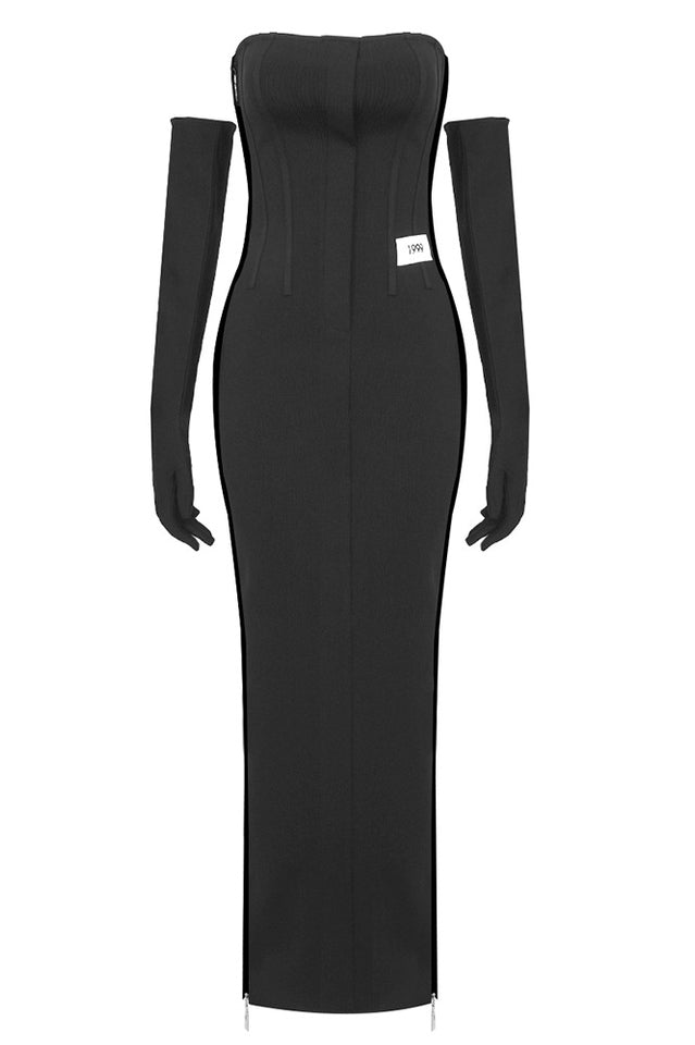 Long Stretch Technical Jersey Dress