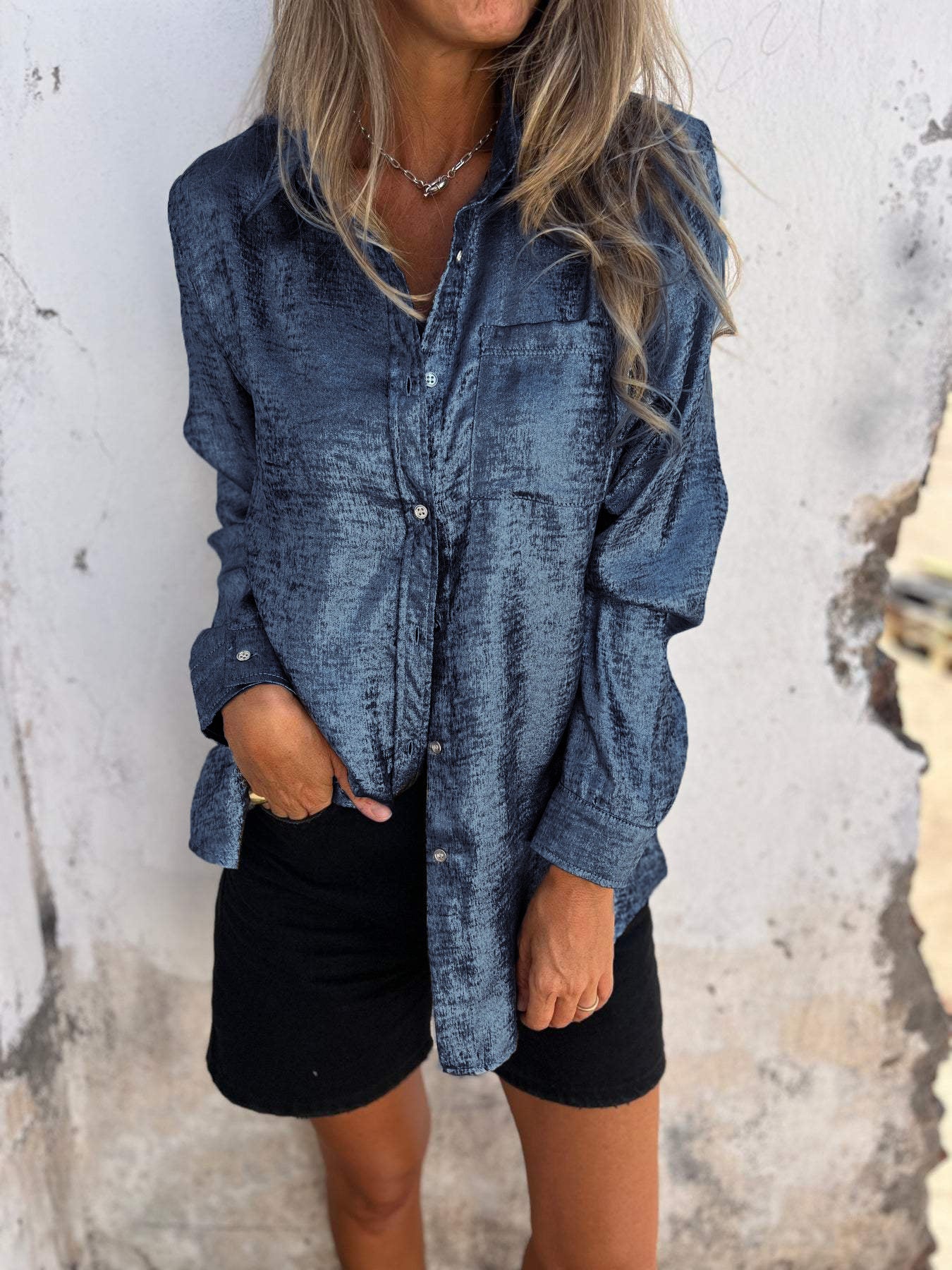 Chloeâ„?| Metallic Blouse