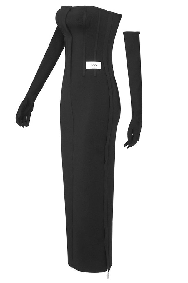 Long Stretch Technical Jersey Dress