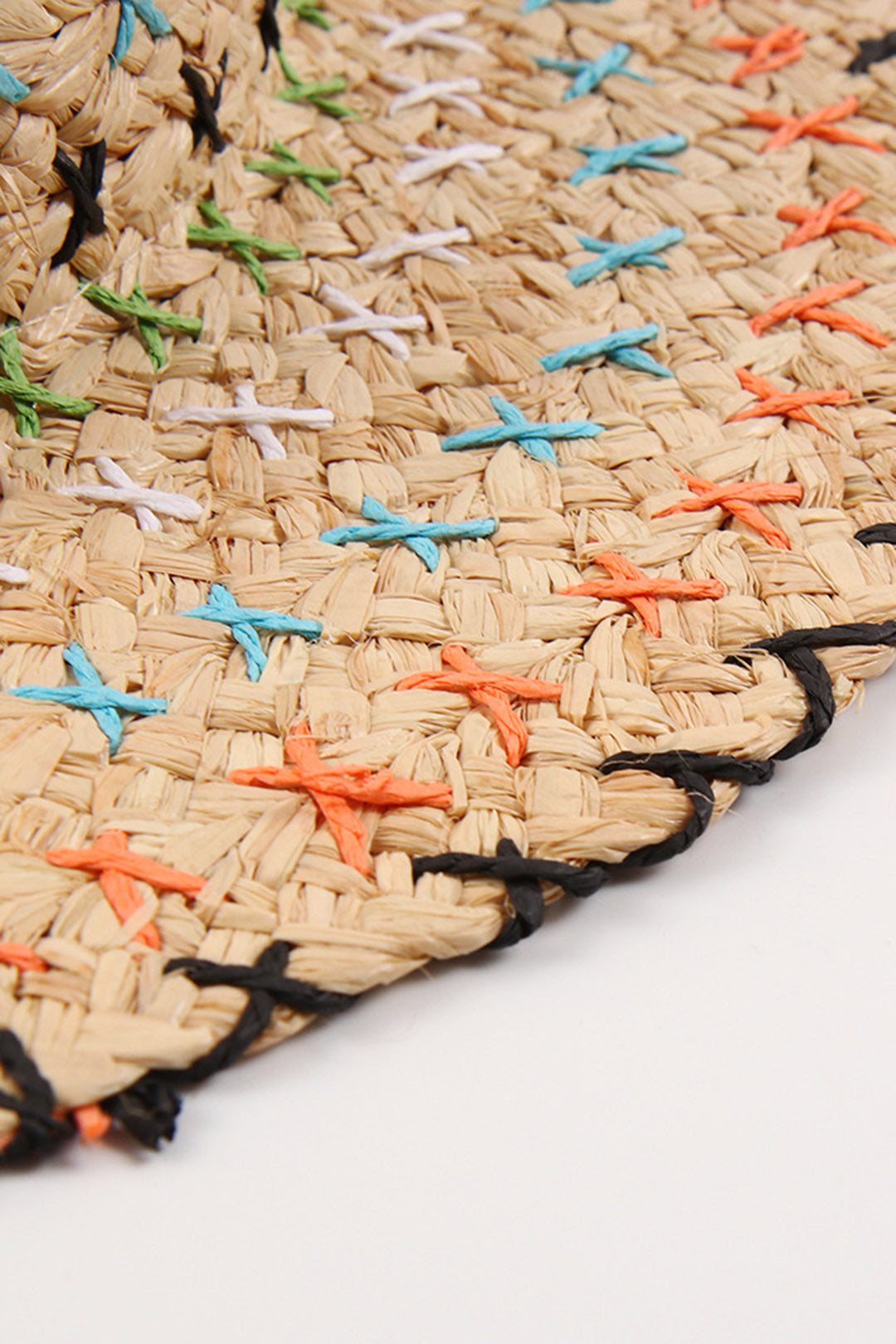 Woven Wide Brim Hat