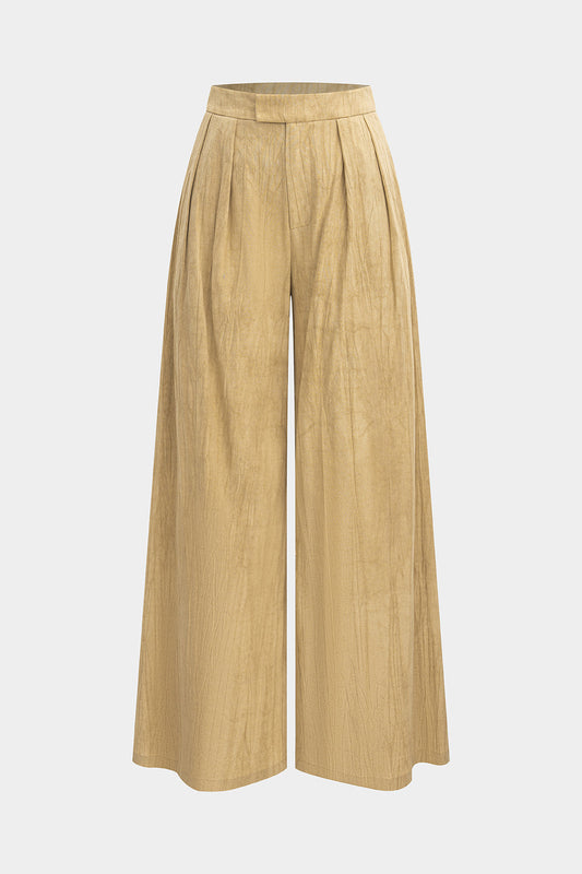 High Waist Ruched Trousers
