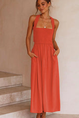 Silvia Backless Summer Dress