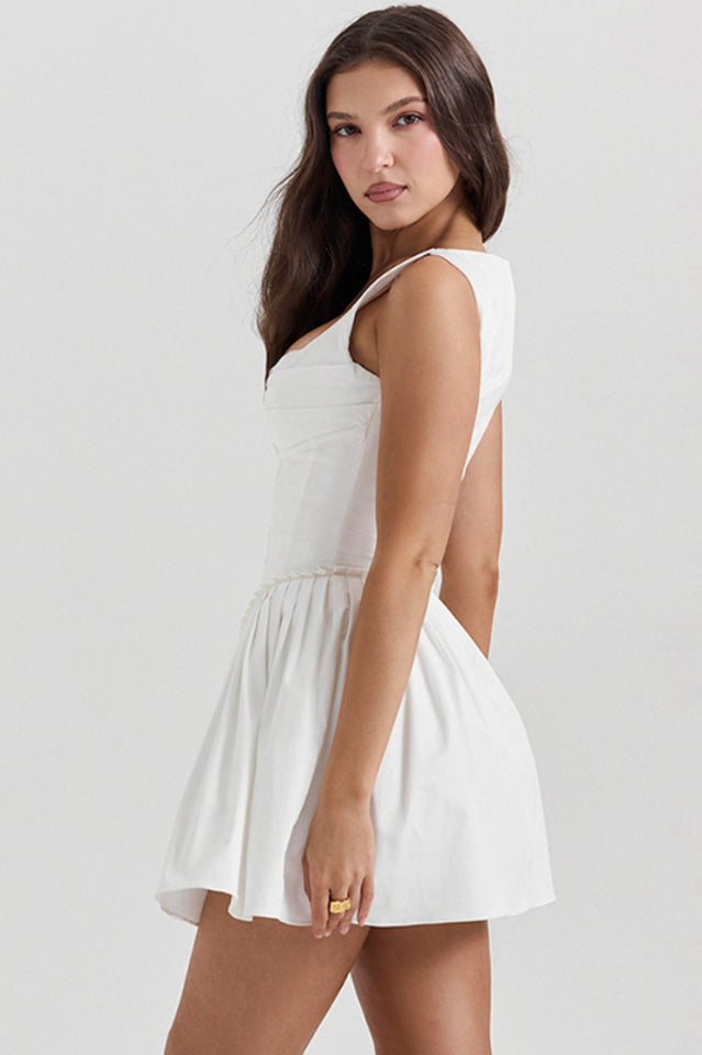 Cupid Pleated Mini Dress