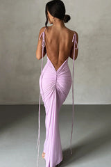 Veronica Backless Maxi Dress