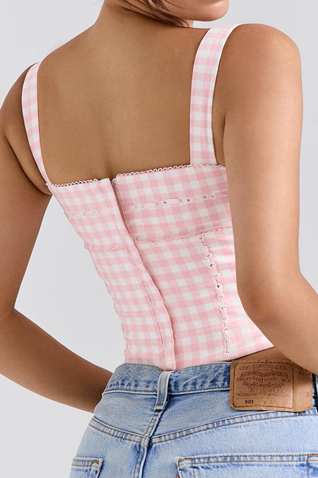 Lottie Shortcake Gingham Corset