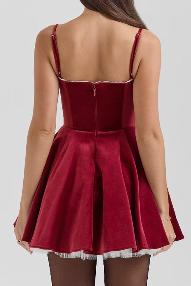 Minimoiselle Velvet Tulle Mini Dress