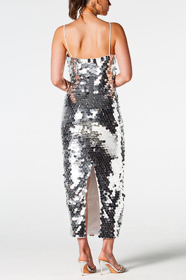 Zola Strappy Sequin Maxi Dress