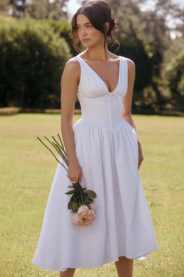 Emmelina Cotton Belted Sundress