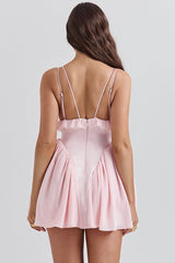 Amaris Ballet Pink Mini Dress