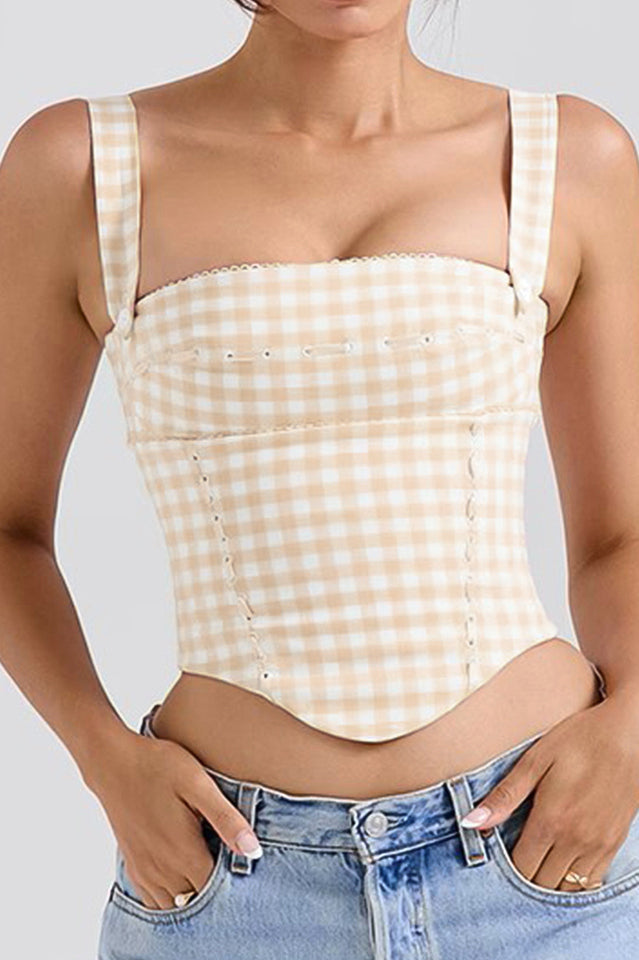 Lottie Shortcake Gingham Corset