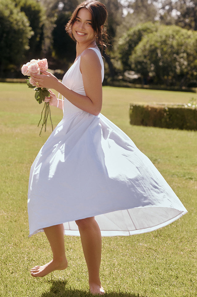 Emmelina Cotton Belted Sundress