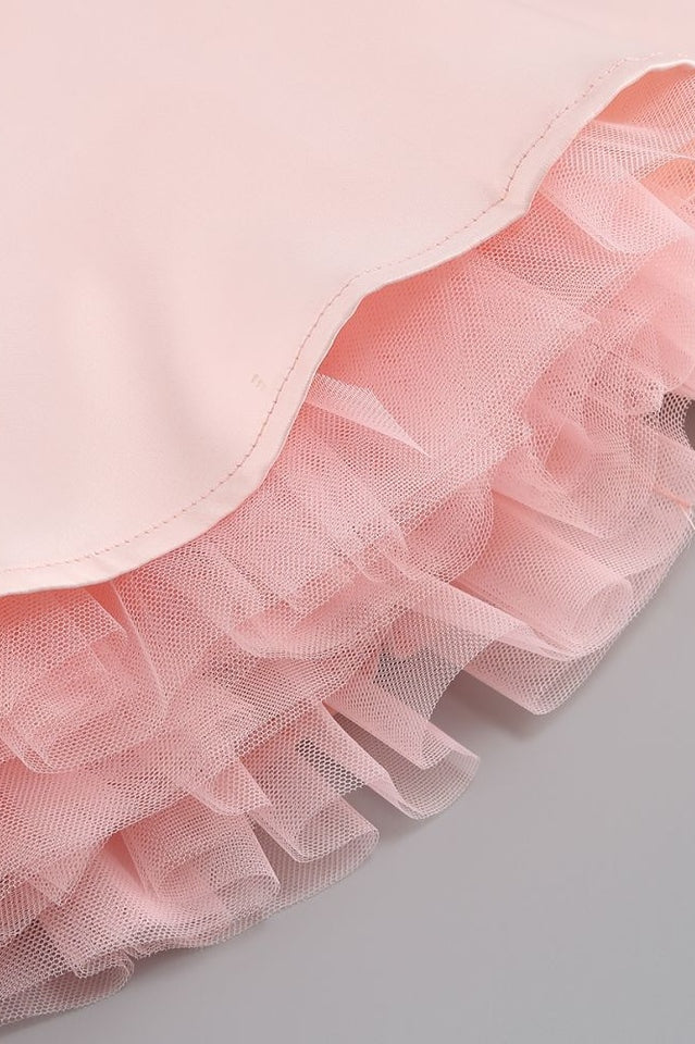 Mademoiselle Ballerina Pink Tulle Mini Dress