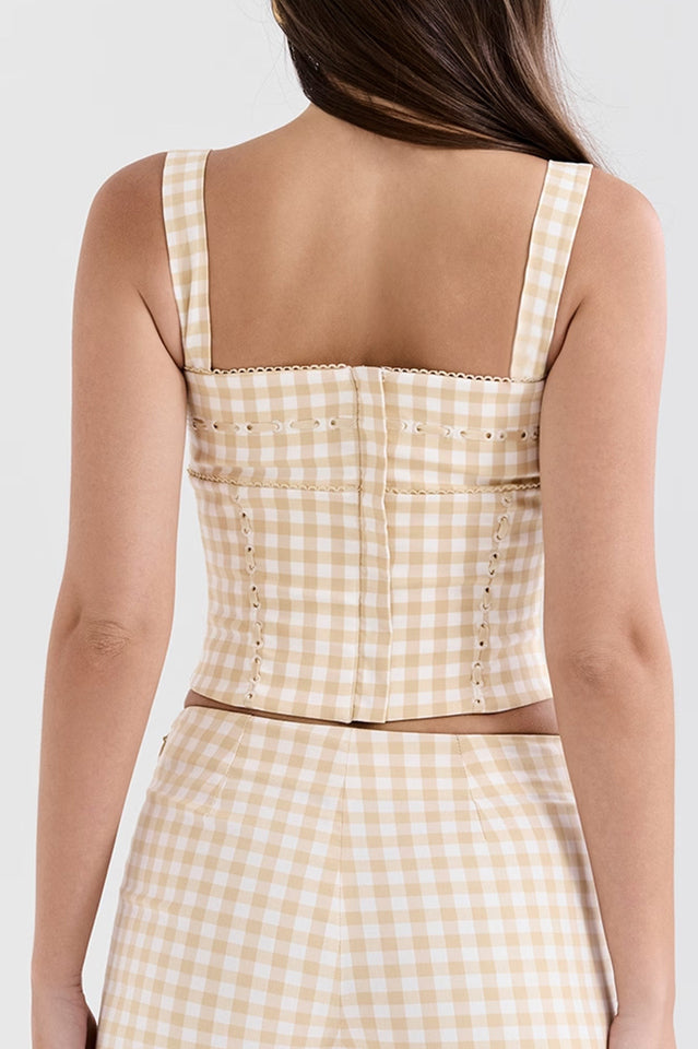 Lottie Shortcake Gingham Corset