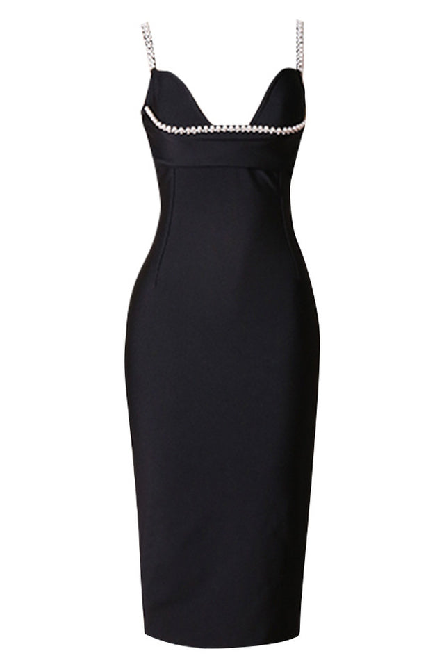 Isla Pearl Sling Bandage Dress