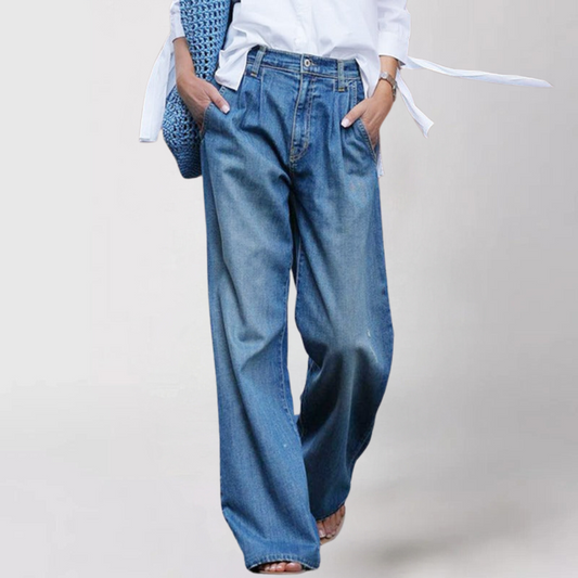 Kristaâ„?Wide-Cut Denim Jeans