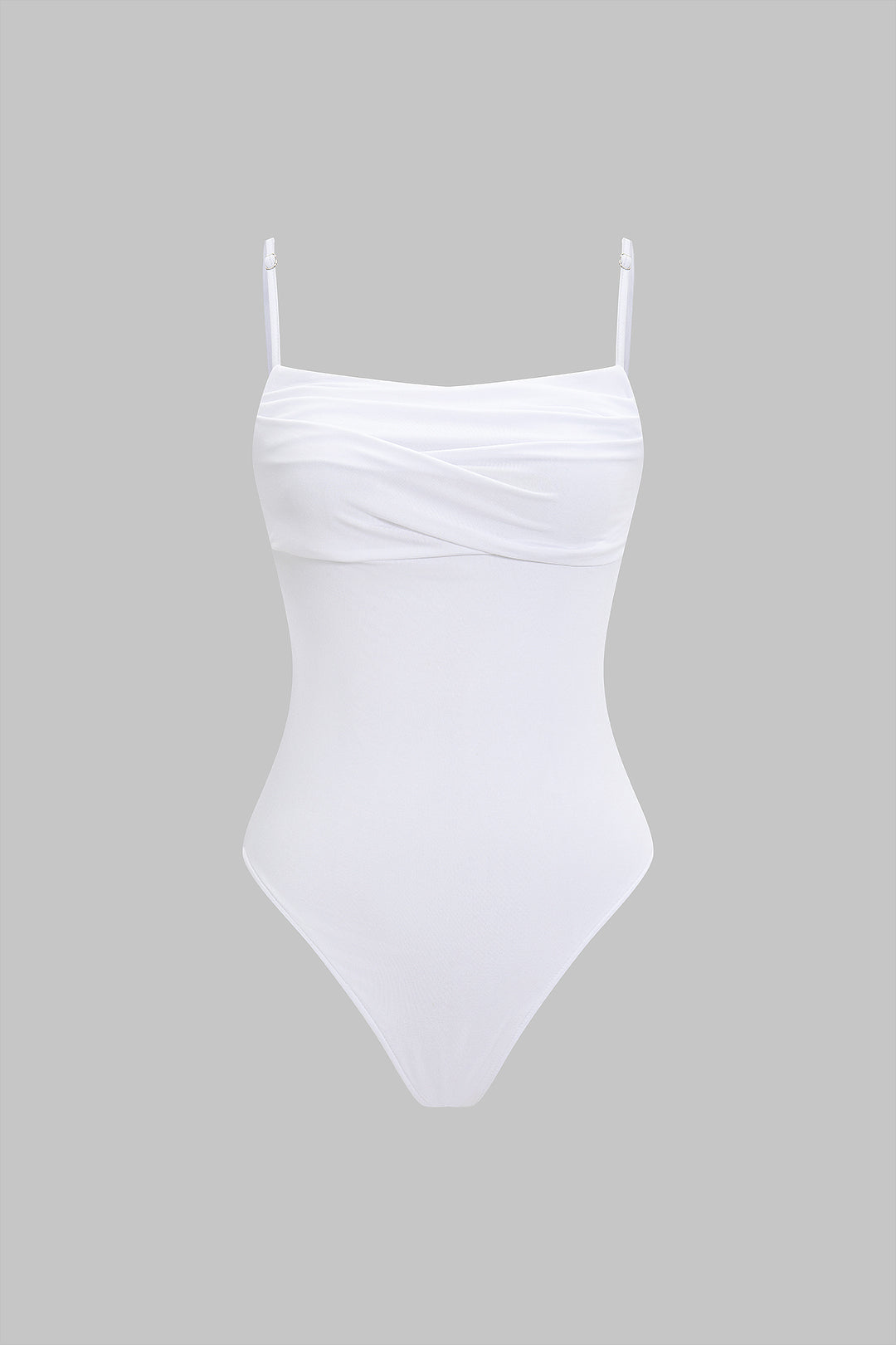 Ruched Sleeveless Bodysuit