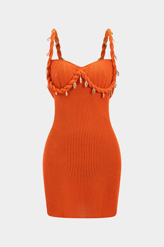Knit Twisted Cut Out Sleeveless Dress