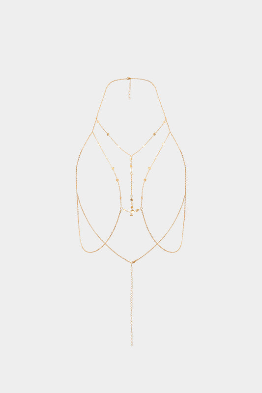 Sequins Discs Bikini Body Chain
