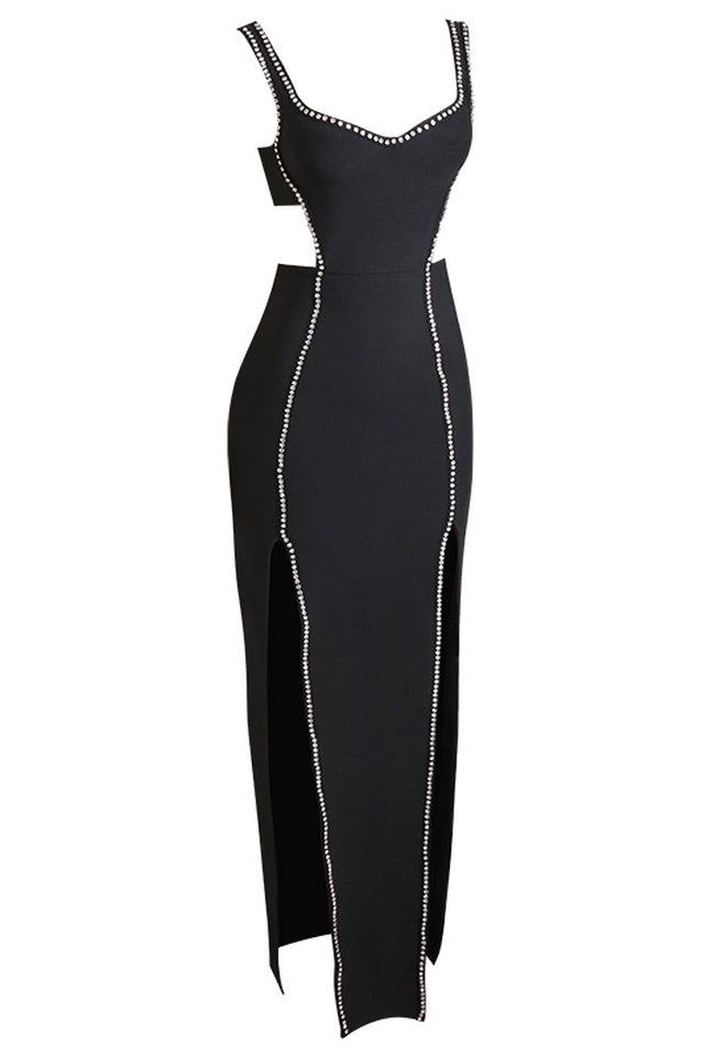 Martha Black High Slits Dress