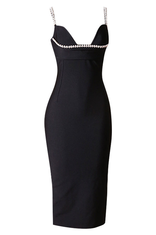 Isla Pearl Sling Bandage Dress