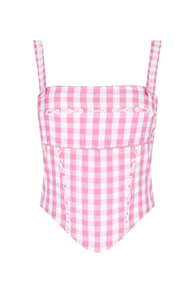 Lottie Shortcake Gingham Corset