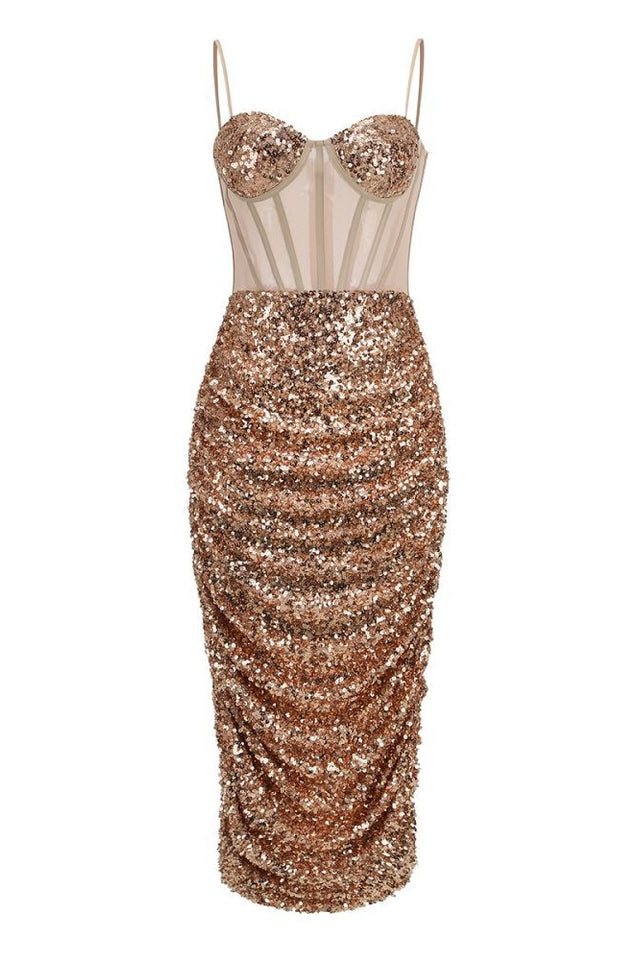 Layla Sequin Corset Dress