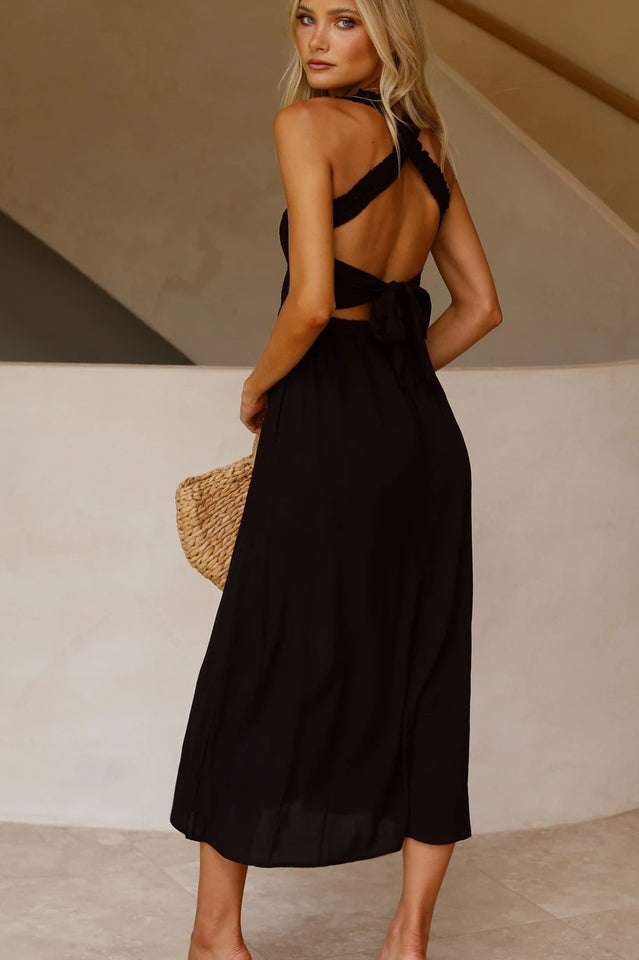 Silvia Backless Summer Dress