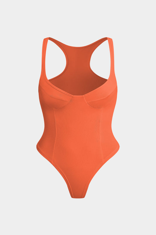 Plus Size Sleeveless Bodysuit