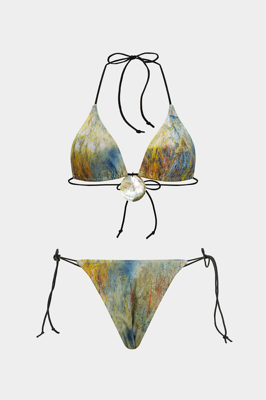 Watercolor Print Bikini Set