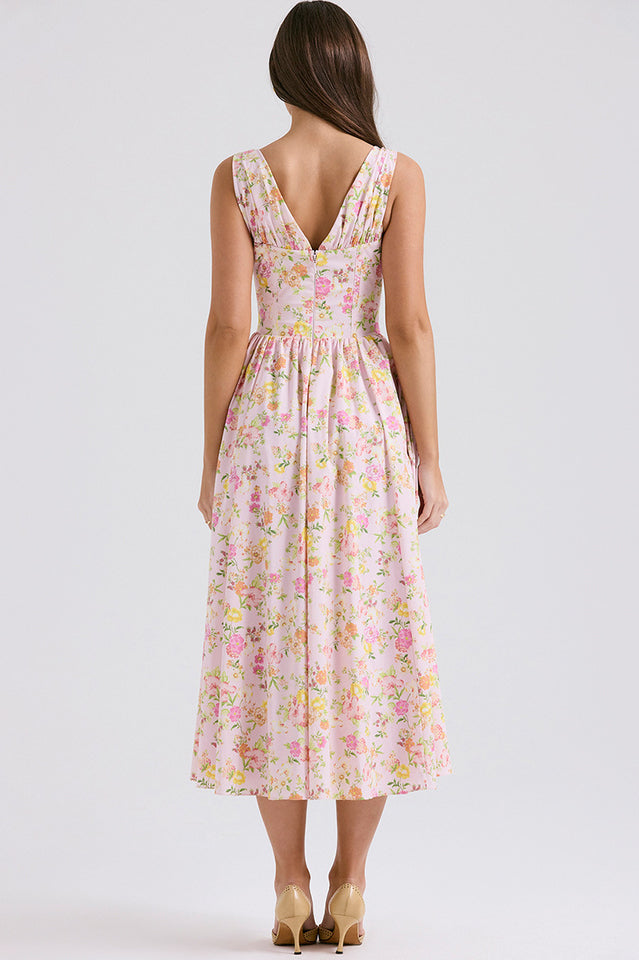 Emmelina Cotton Belted Sundress