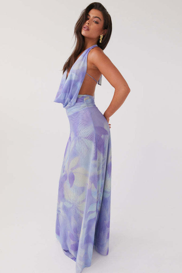 Elysia Chiffon Maxi Dress