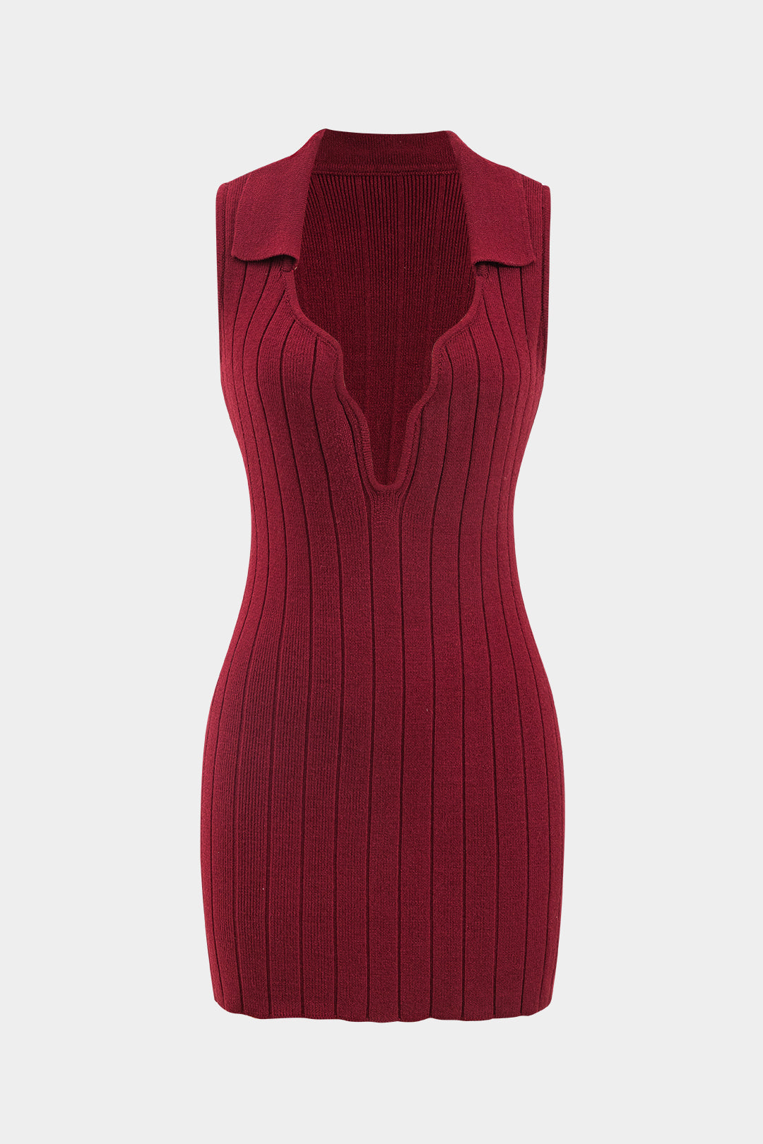 Knit Sleeveless Sweater Dress