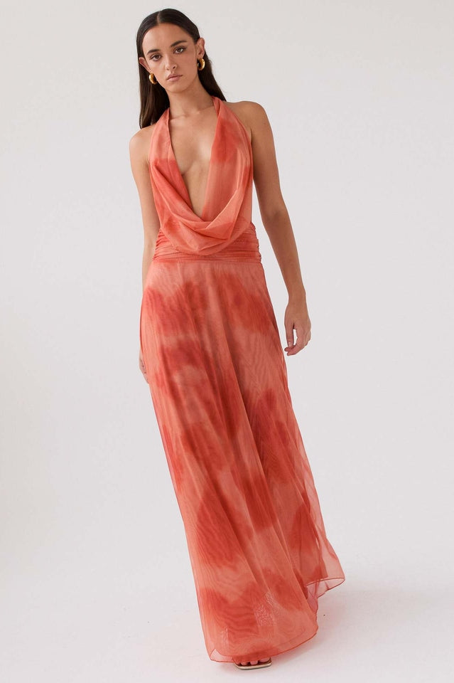 Elysia Chiffon Maxi Dress