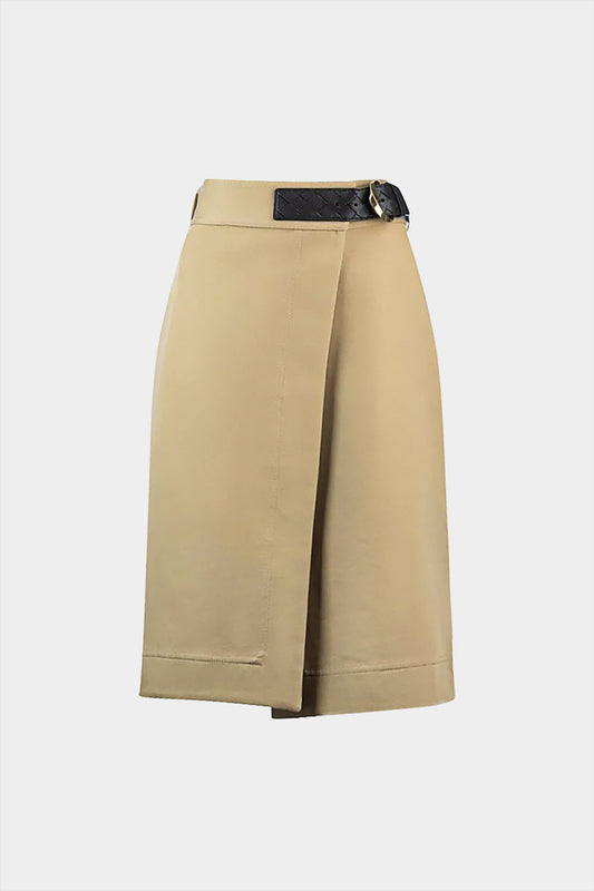Asymmetrical Slit Skirt