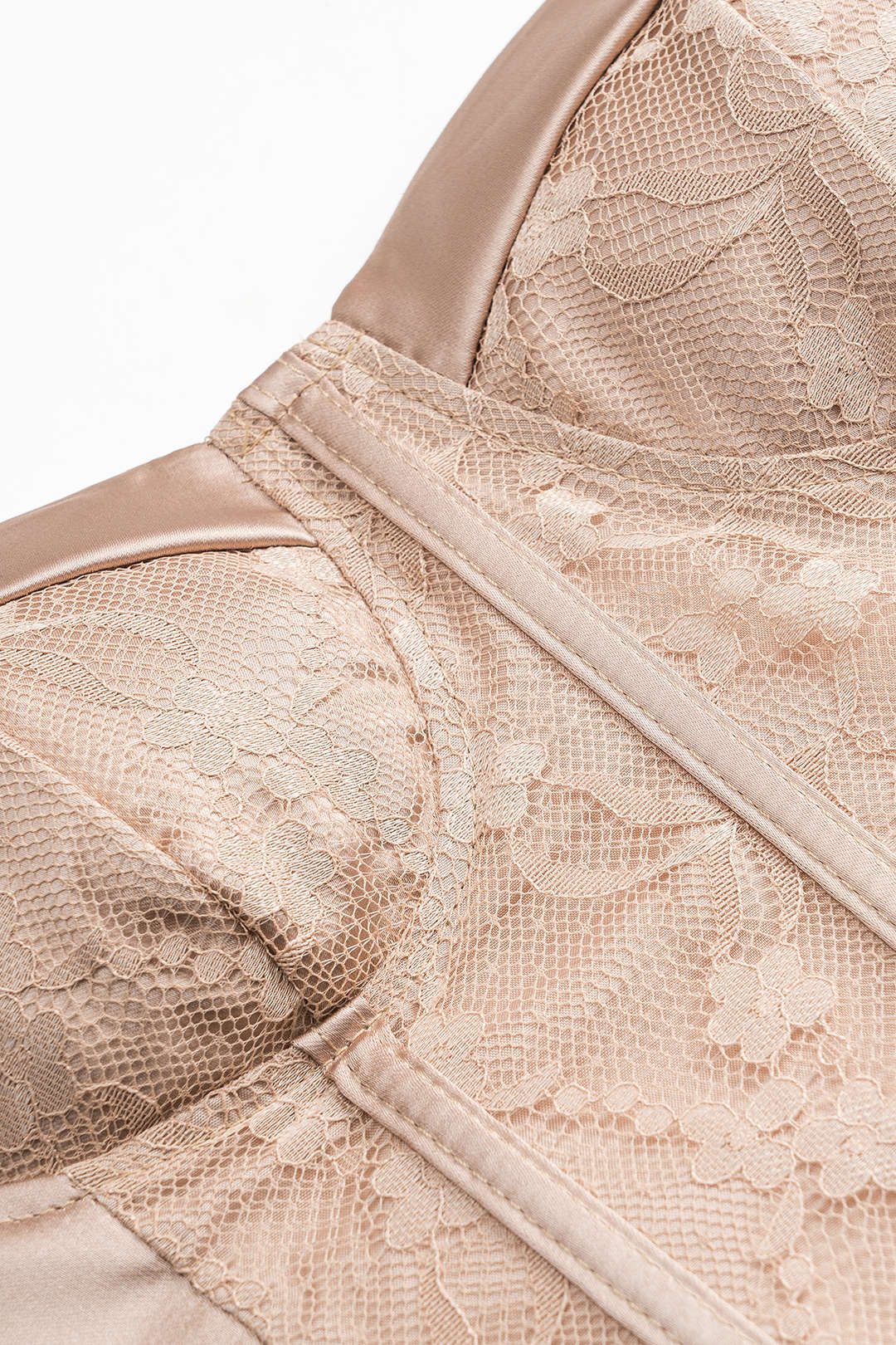 Slip Mesh Corset Bustier Cami Top