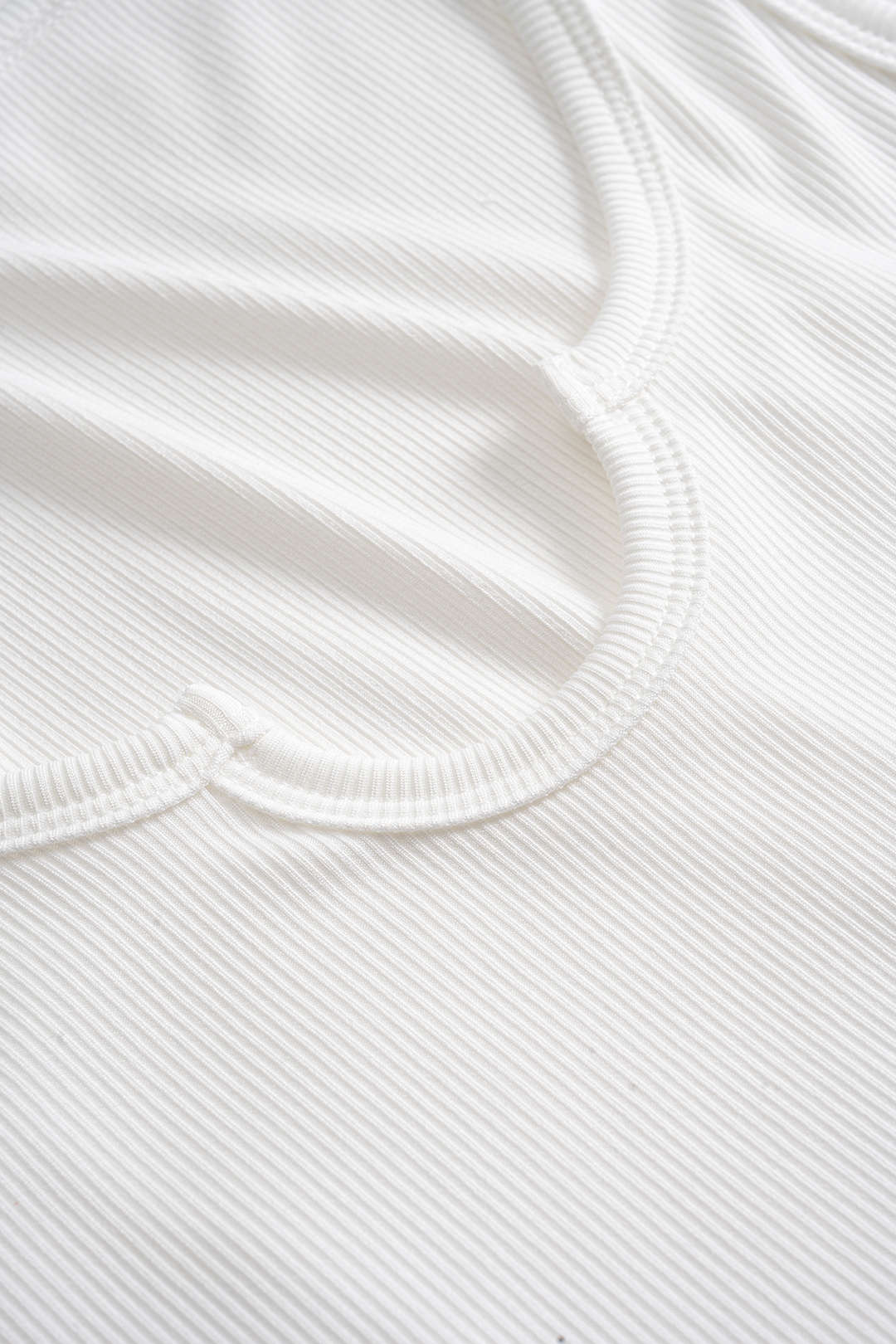 Ribbed Sleeveless Tank Top