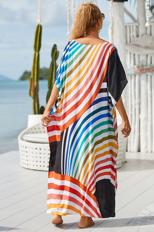 Tie Dye Cover Up Dress (18 Colors)