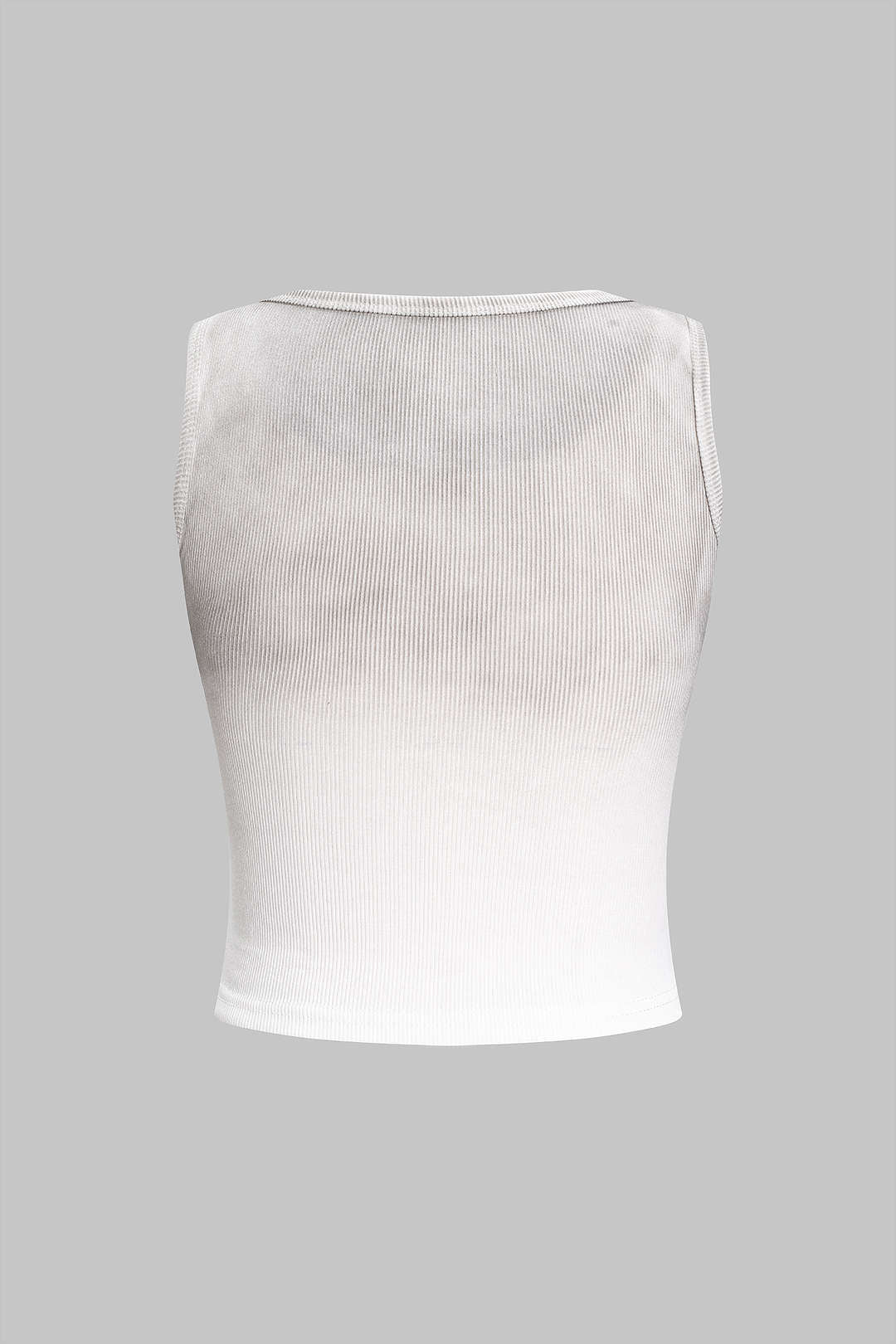 Ribbed Sleeveless Tank Top