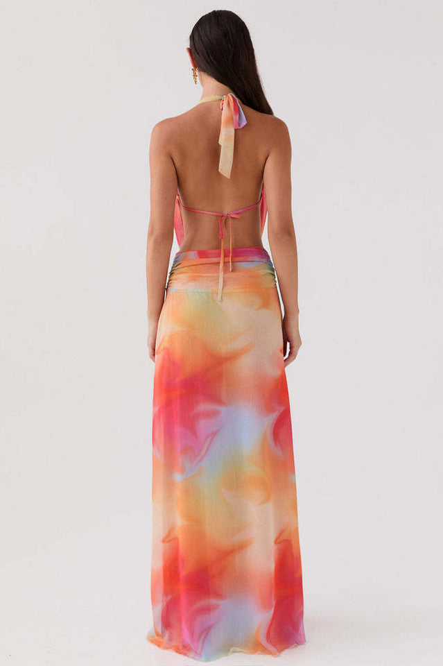 Elysia Chiffon Maxi Dress