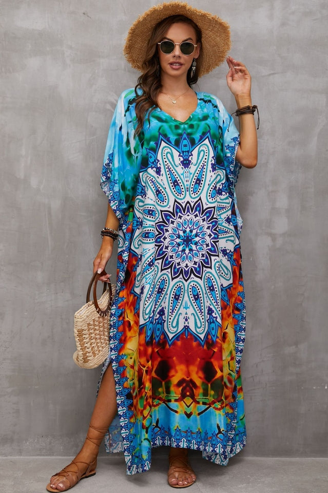 Tie Dye Cover Up Dress (19 Colors)