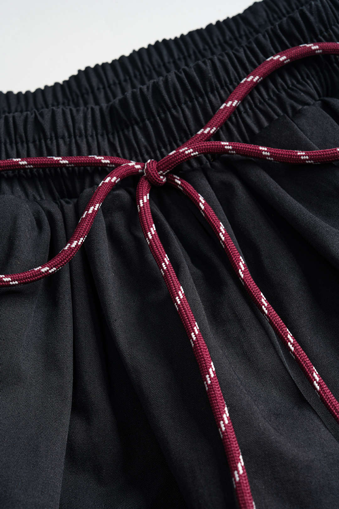 Solid Puff Drawstring Shorts