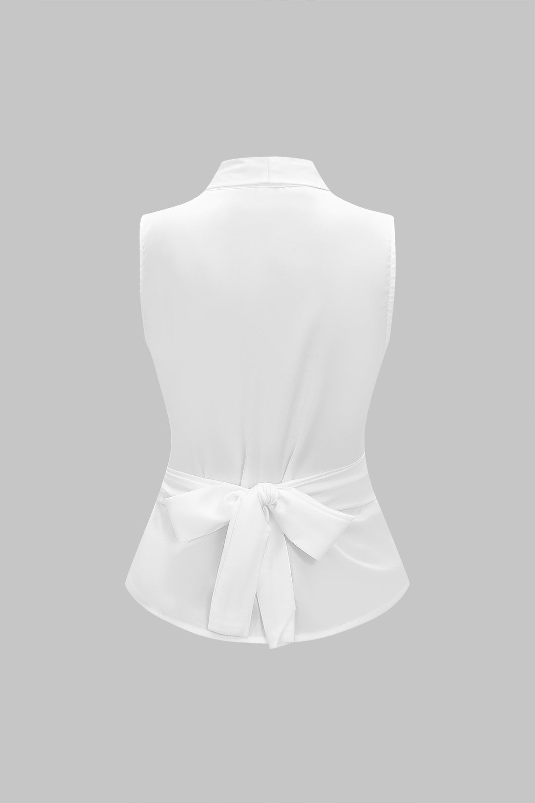 Satin Crossed Ruched Strappy Tank Top
