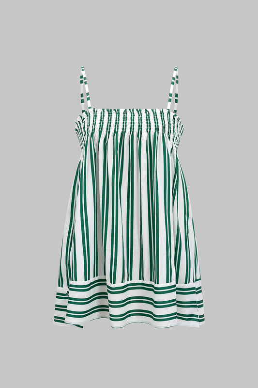 Shirred Slip Sleeveless Cami Top