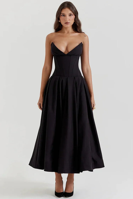 Camillaâ„?| V-Neck Strapless Dress