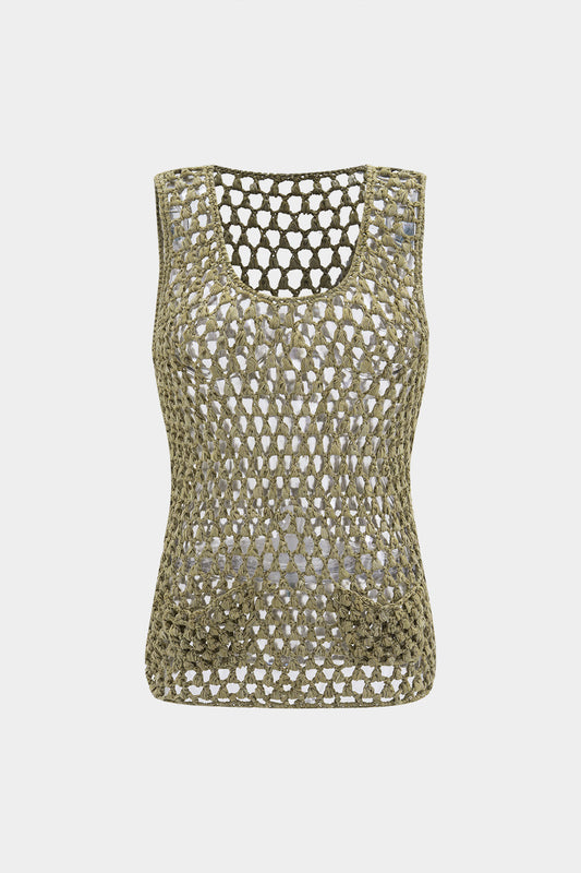 Knit Cut Out Tank Top