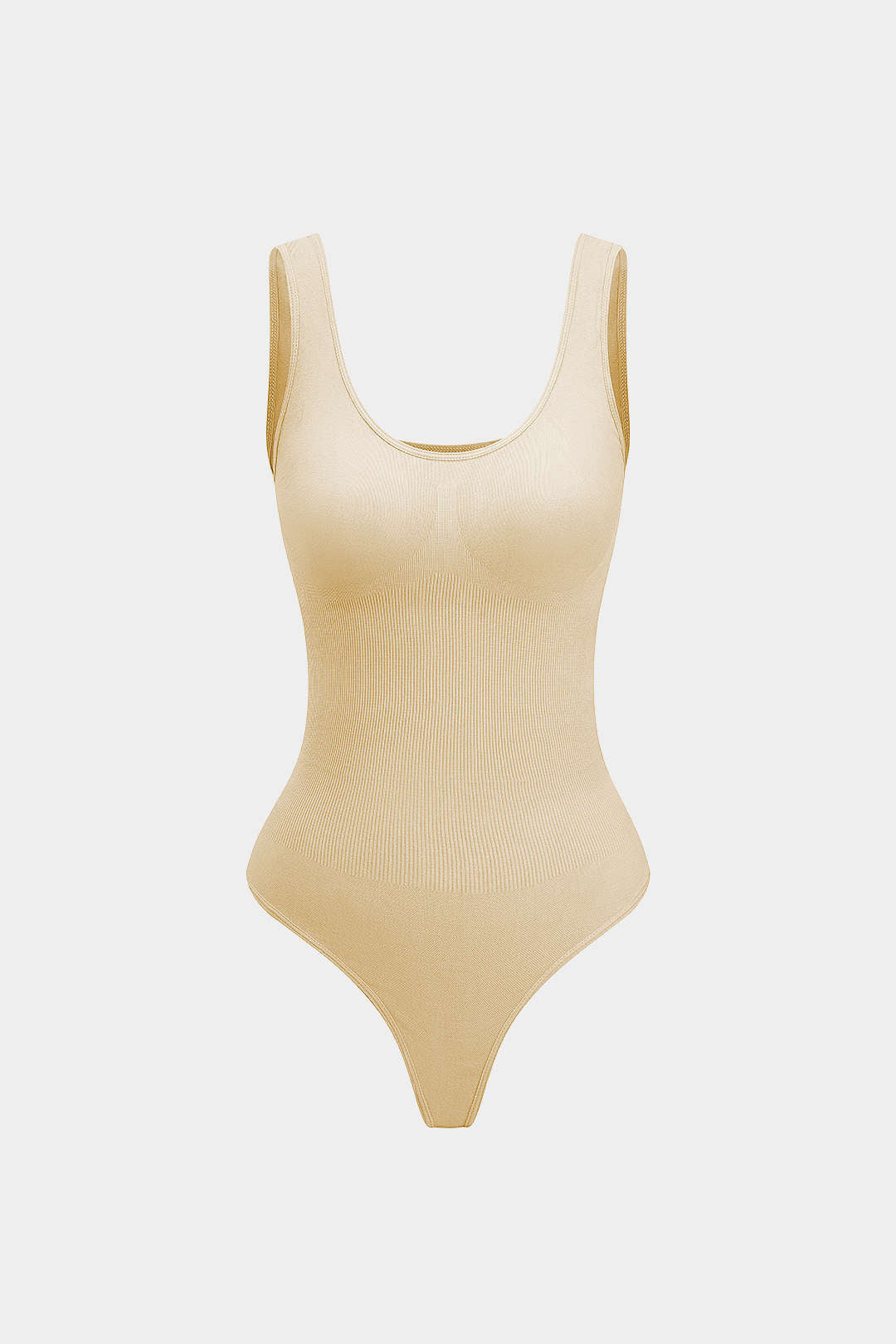 Basic Solid Round Neck Sleeveless Bodysuit
